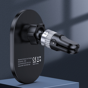 Uchwyt Samochodowy Kakusiga KSC-1060 15W Ładowanie.Indukcyjne Magsafe do Kratki Nawiewu